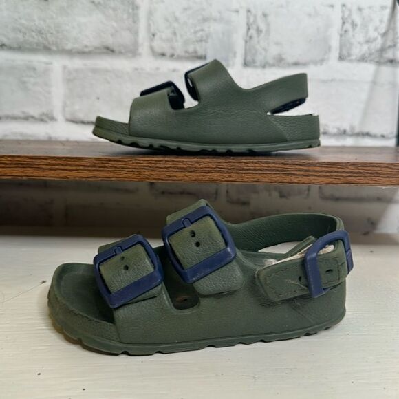 No Brand Other - Toddler Army Green Eva Sandals, Birkis Style Size 7
